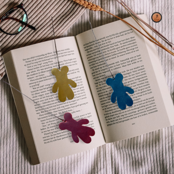 Bear Leather Bookmark