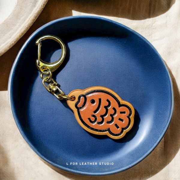 Taiyaki Leather Charm