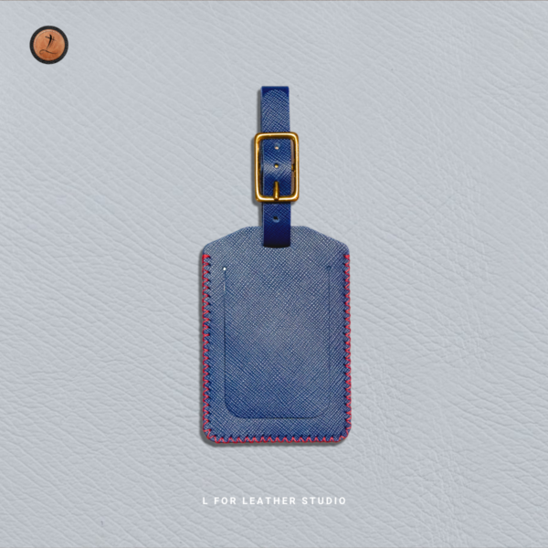 Saffiano Leather Luggage Tag - Image 3