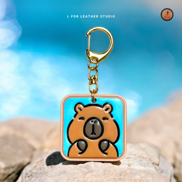 Capybara Leather Charm - Image 5