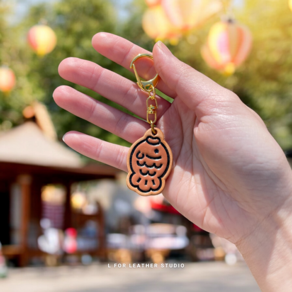 Taiyaki Leather Charm - Image 2