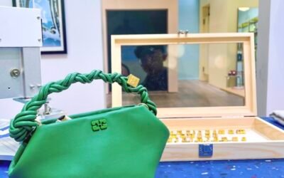 Live Onsite Embossing at GANNI Melrose: Personalized Bou Bags in Real Time